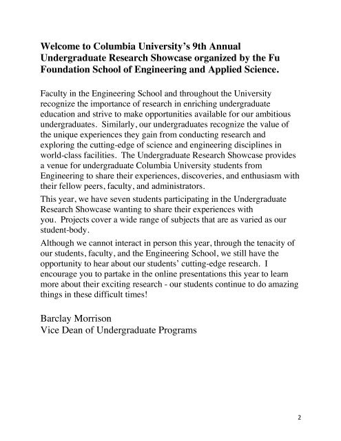 Undergraduate Research Showcase
