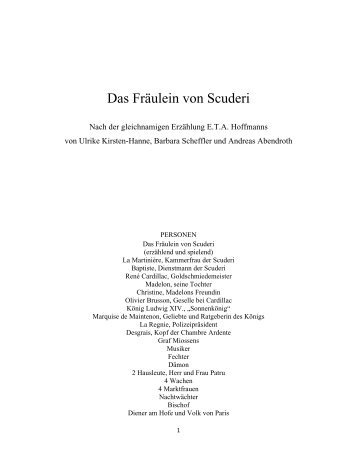 Das Fräulein von Scuderi (Hoffmann)