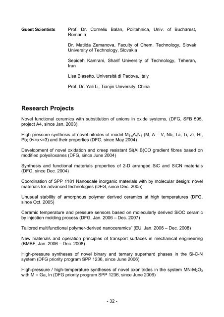 Electronic Material Properties - und Geowissenschaften ...