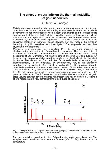 Electronic Material Properties - und Geowissenschaften ...