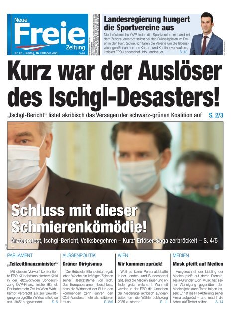 Kurz war der Auslöser des Ischgl-Desasters!