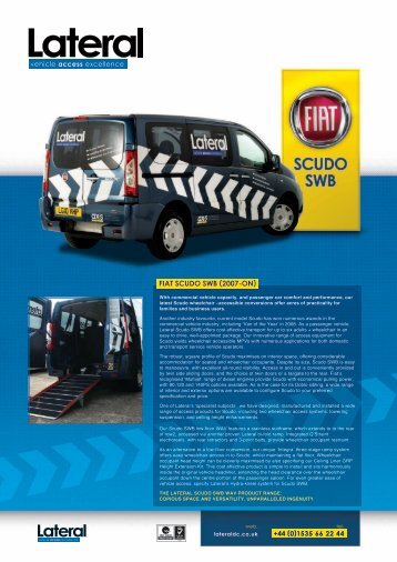 fiat scudo swb (2007-on) - Lateral