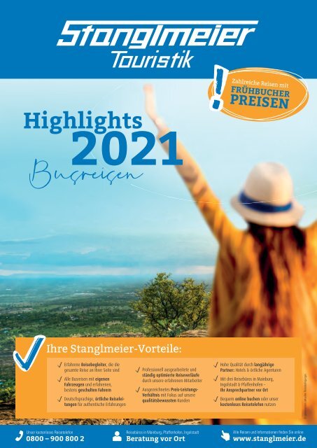 Onlinekatalog "Highlights 2021" Busreisen