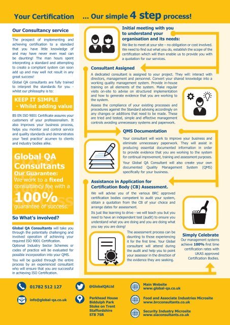 GQAM001 ISO 9001Fact Sheet