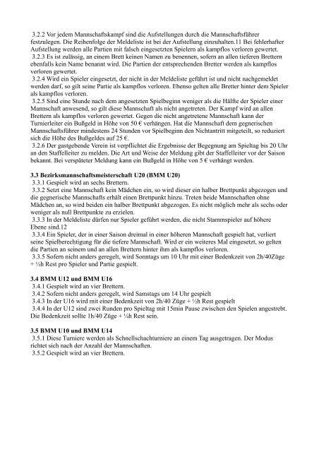 U20 - Schachbezirk Hannover