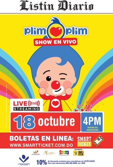 Plim Plim, en vivo. Una aventura musical - Centro provincial de