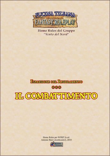 Il Combattimento - Fucina Tileana - Altervista