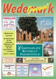 Wedemark Journal und Kulturjournal190