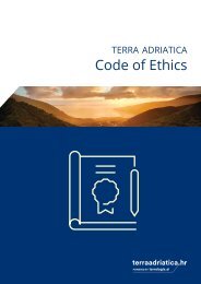 Terra Adriatica's Code of Ethics