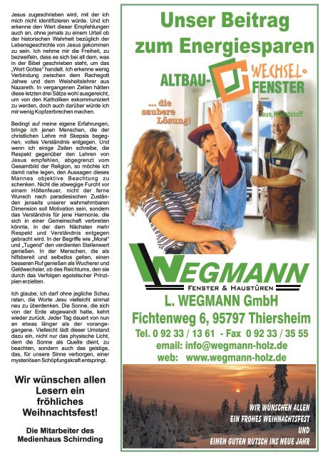 Sechsämtermagazin Dezember 2019