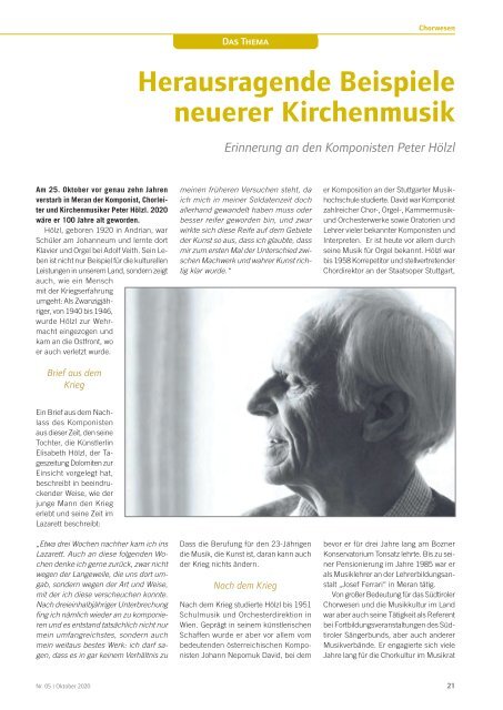 Kulturfenster Nr. 05|2020 - Oktober 2020