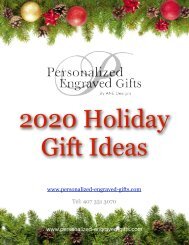 2020 Holiday Gift Guide from Personalized Engraved Gifts