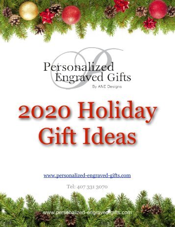 2020 Holiday Gift Guide from Personalized Engraved Gifts