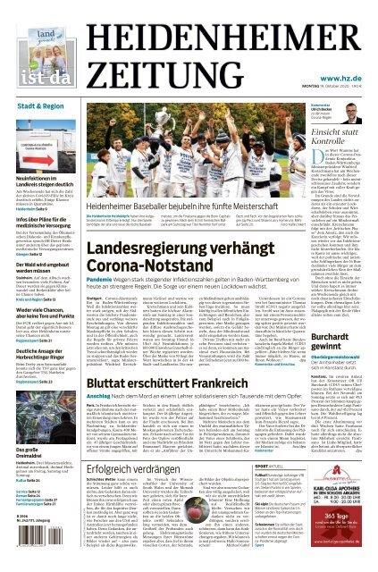 Heidenheimer Zeitung vom 19.10.2020