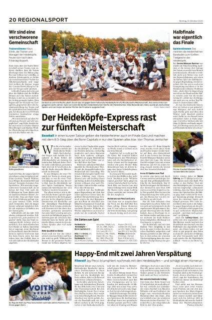 Heidenheimer Zeitung vom 19.10.2020