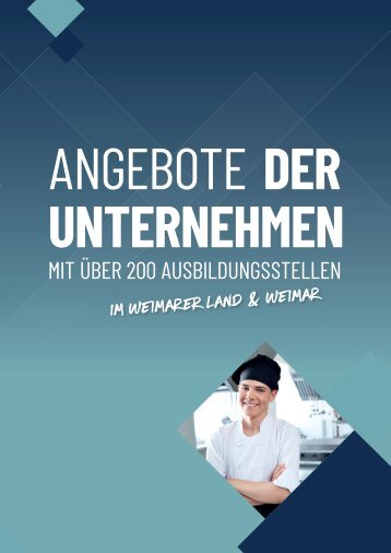 Ausbildungs-Navi für Sömmerda, Weimarer Land und Weimar 2021 Anzeigenteil