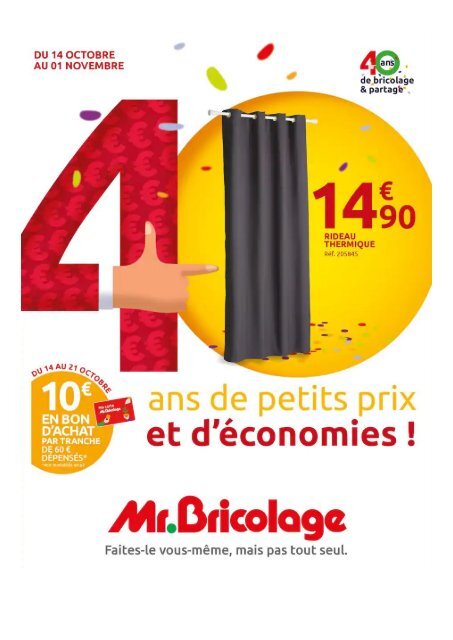 MrBricolage 14 octobre-1 novembre 2020