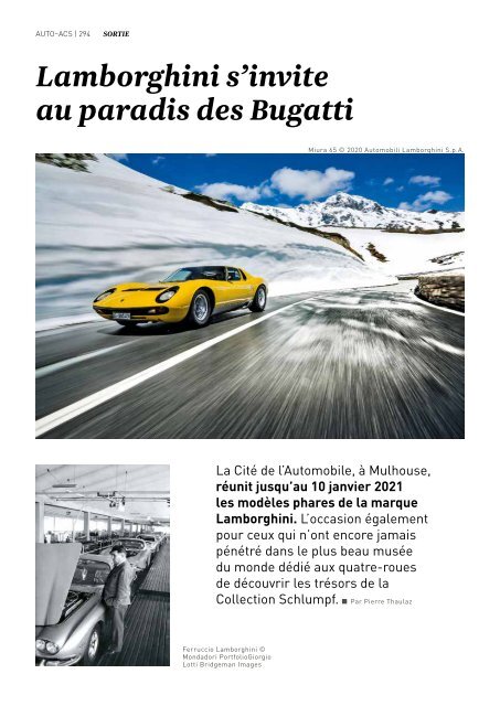 Magazine de l’Automobile Club de Suisse 5/2020