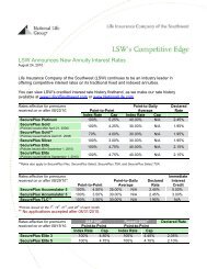 LSW Announces New Annuity Interest Rates - the RZ Financial ...