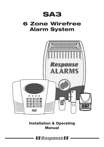 Response SA3 User Guide (pdf) - So Secure