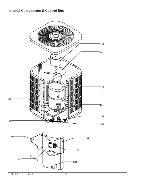 CKLB-*L 10 SEER Condensing Unit with One or Two Piece Louvers ...