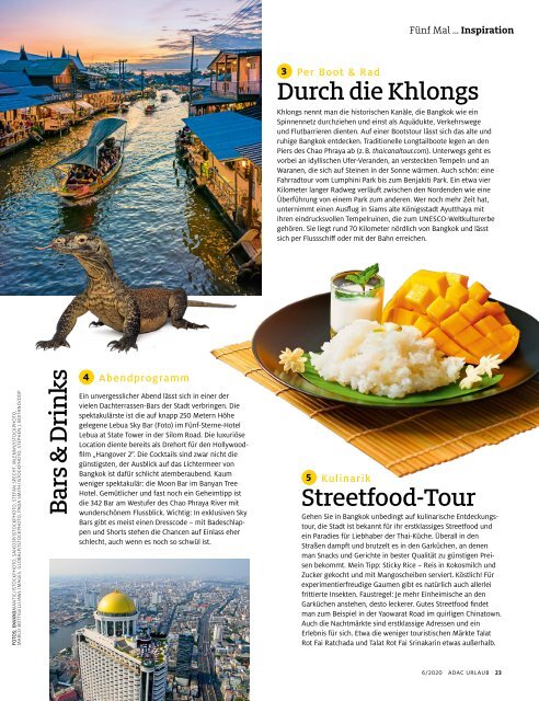 ADAC Urlaub November-Ausgabe 2020 Überregional