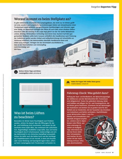 ADAC Urlaub November-Ausgabe 2020 Überregional