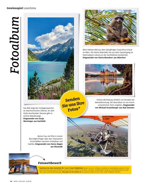 ADAC Urlaub November-Ausgabe 2020 Überregional