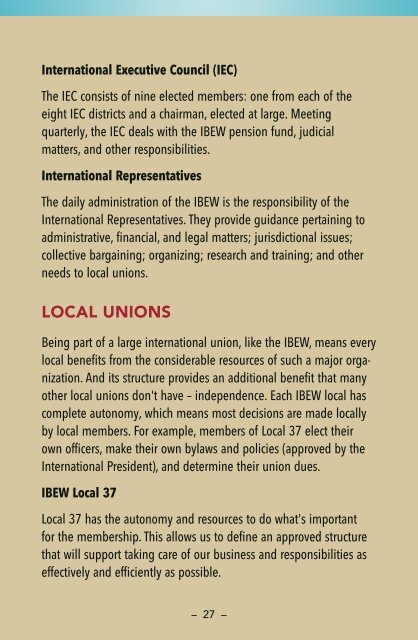 IBEW Local 37 Membership Guide 2022