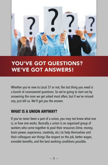 IBEW Local 37 Membership Guide 2022