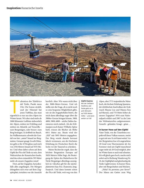 ADAC Urlaub November-Ausgabe 2020 Nordrhein