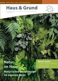 Haus & Grund Wolfsburg und Umgebung e.V. Ausgabe 05/2020 Oktober