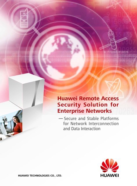 Huawei Remote Access Security Solution for Enterprise Networks