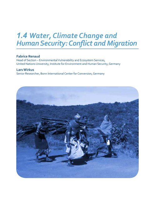 The Global Water Crisis: Addressing an Urgent Security - Unu-inweh ...