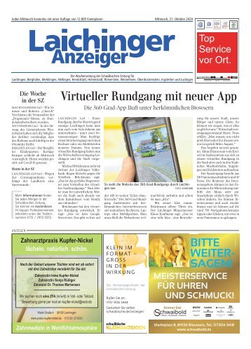 Laichinger Anzeiger 21.10.2020
