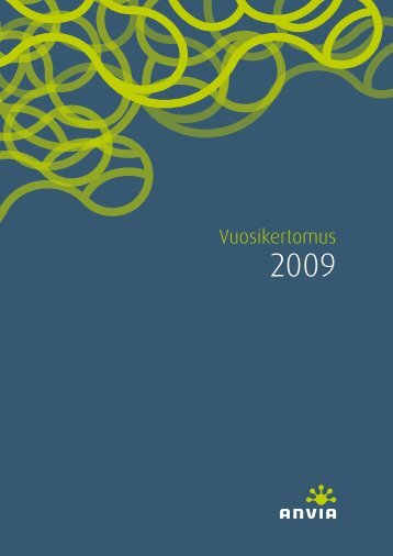 Vuosikertomus 2009 (pdf) - Anvia