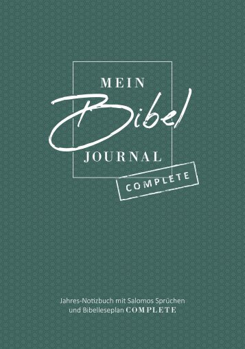 Mein BibelJournal - Complete - Leseprobe