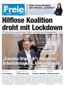 Hilflose Koalition droht mit Lockdown