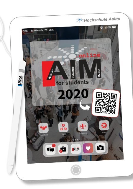 Aalener Industriemesse – AIM for students / Messekatalog 2020