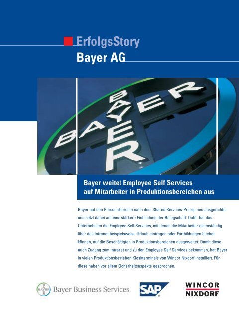 ErfolgsStory Bayer AG - SecurIntegration