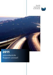 Jahresbericht 2011 - Swiss Shippers' Council