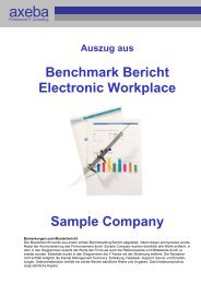 Benchmark Bericht Electronic Workplace Sample ... - Axeba AG