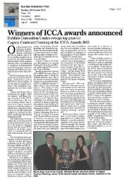 Winners of ICCA awards announced – Sunday ... - Dublin City BID