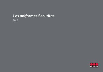 Les uniformes Securitas