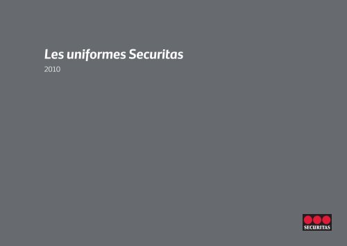 Les uniformes Securitas