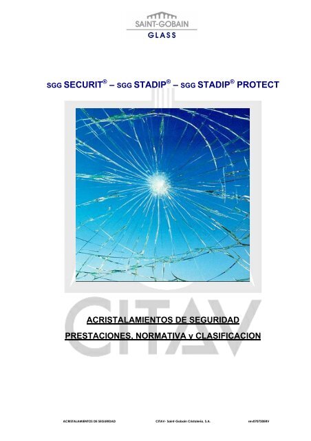 SGG SECURIT® – SGG STADIP® – SGG STADIP® PROTECT