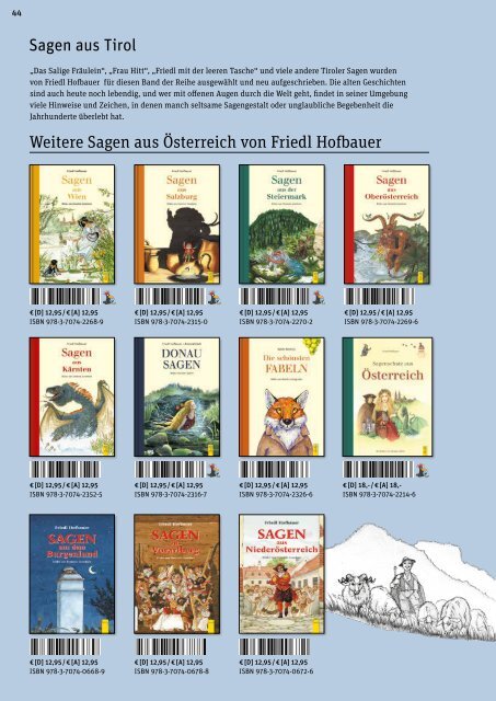 GUG Kinderbuchverlag Novitäten Frühjahr 2021