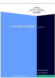 SGG Securit Doors - Saint Gobain Glass