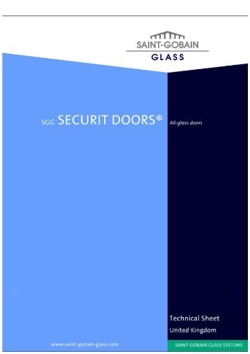 SGG Securit Doors - Saint Gobain Glass