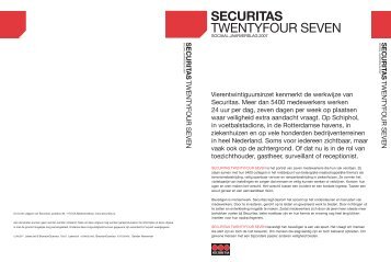 SECURITAS tweNtyfOuR SeVeN - Leene Communicatie